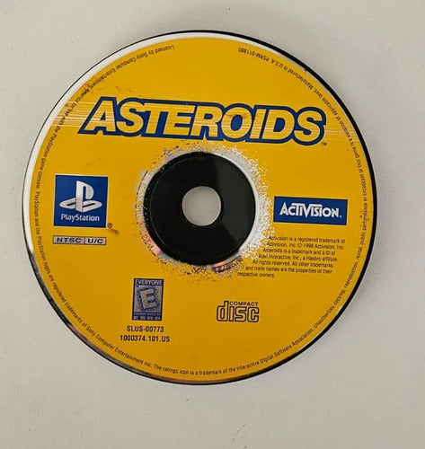 Asteroids Juego Físico Para Playstation 1 Ntsc