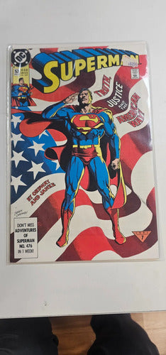 Superman 53 Truth Justice American Way Dc 1991