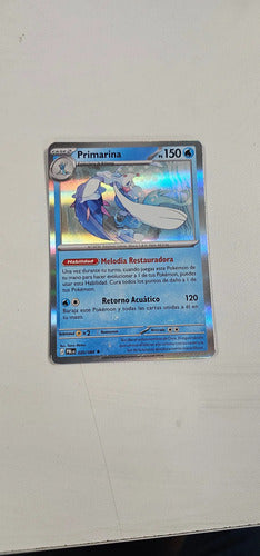 Pokemon Tcg Primarina 020/084 Rara Holo Pbl