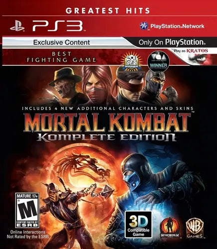 Mortal Kombat Komplete Edition Físico Para Ps3 - Excelente (Reacondicionado)