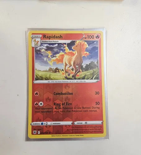 Carta Pokémon Rapidash 022/189 (usado)