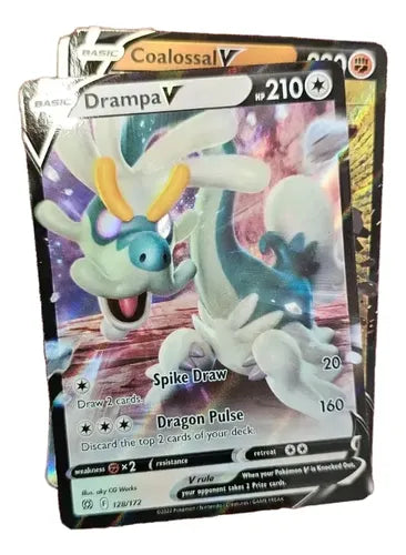 Carta Pokemon Swsh 128/172 Drampa V Inglés Drampa