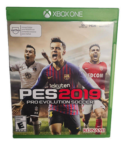 Juego Multimedia Físico Pro Evolution Soccer Pes 2019 Para X