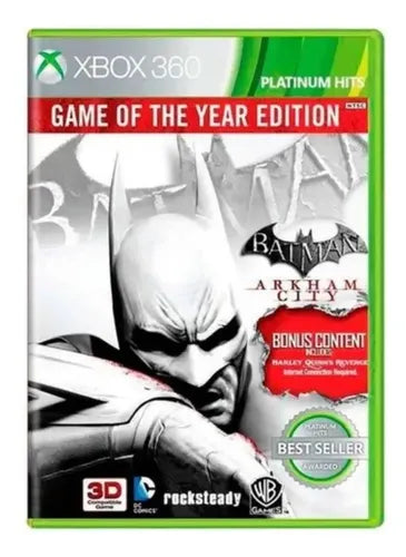 Batman Arkham City (goty) - Xbox 360 (platinum Hits)