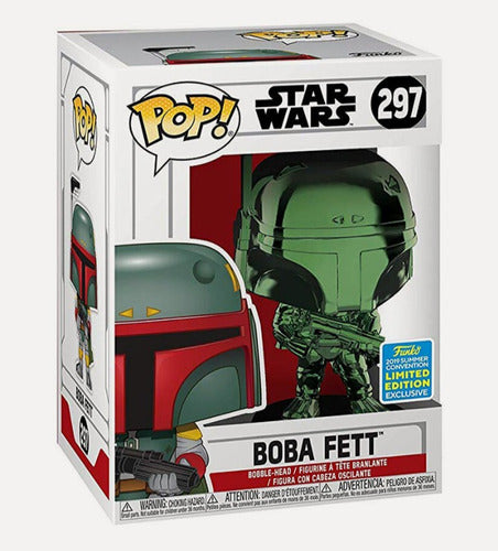 Funko Boba Fett Green Chrome (297) - Star Wars (sw)
