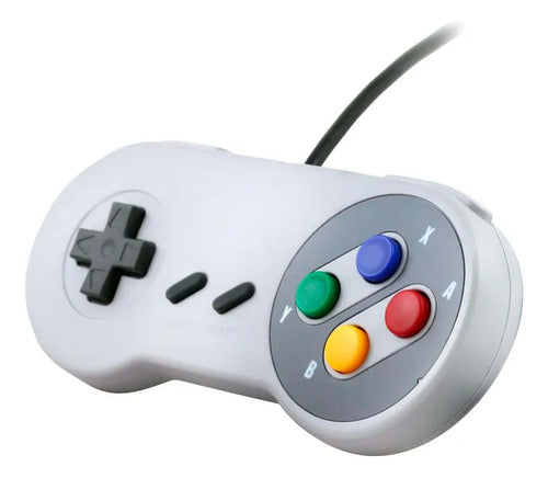 Joystick Para Consolas Super Nintendo Gris