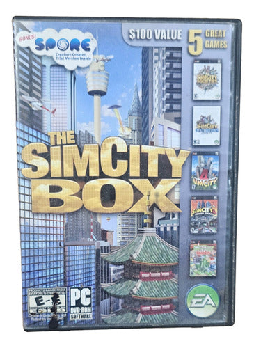 Simcity Juego Pc Formato Físico Ciudad Y Estrategia