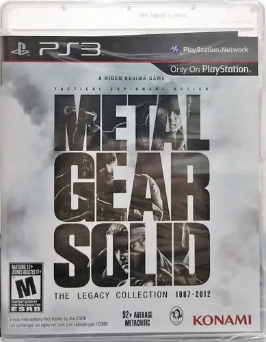 Metal Gear Solid: The Legacy Collection Standard Edition Sony Físico - Bueno (Reacondicionado)