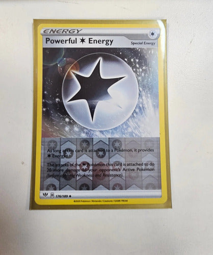 Carta Pokémon Powerful Star Energy 176/189 (usado)