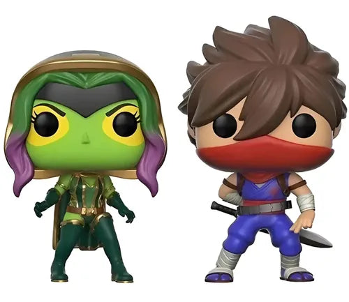 Figura Funko Pop Marvel Vs Capcom Gamora Vs Strider, Paquete De 2