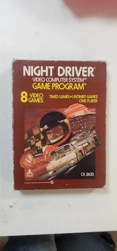 Night Driver Atari 2600 Con Caja Original Usado