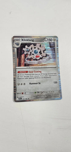 Pokemon Tcg Klinklang 063/086 Rara Holo Blk