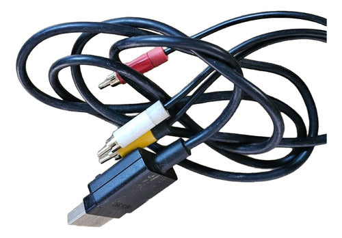 Xbox 360 Fat Y Slim Cable Av Audio Video Original Valor C/u