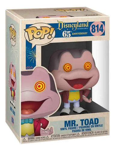 Funko Pop Disneyland 65 Aniversary: Mr. Toad 814 Retro Box