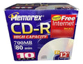 Cd Virgen Cd-r Memorex 1x A 12x Baja Velocidad Antiguos Unid