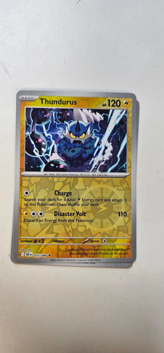 Carta Pokémon Thundurus Black Bolt 033/086 Inglés Original Thundurus Inglés