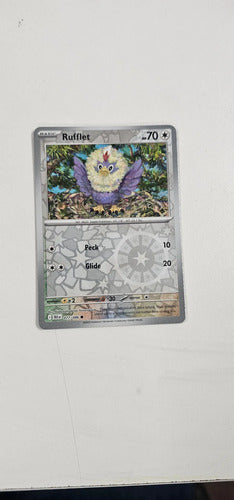 Pokemon Tcg Rufflet 077/086 Comun Blk