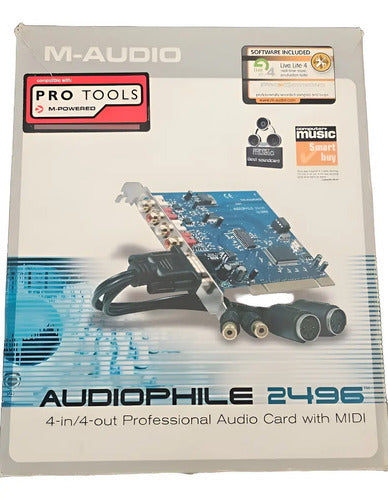 M-audio Audiophile 2496 Pci Interfaz De Audio Azul