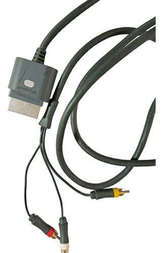 Xbox 360 Cable Compuesto Audio Video Oficial