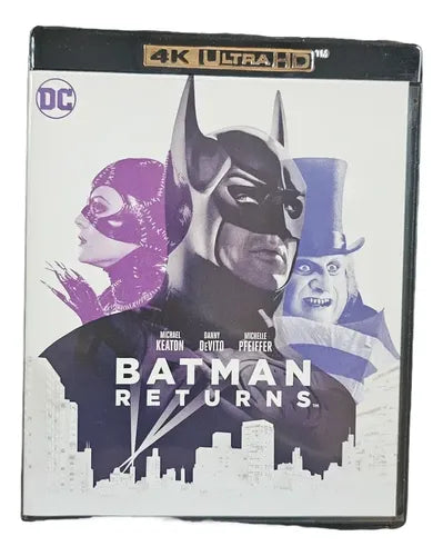 Batman Vuelve - Tim Burton, Warner Bros. 4k Blu-ray