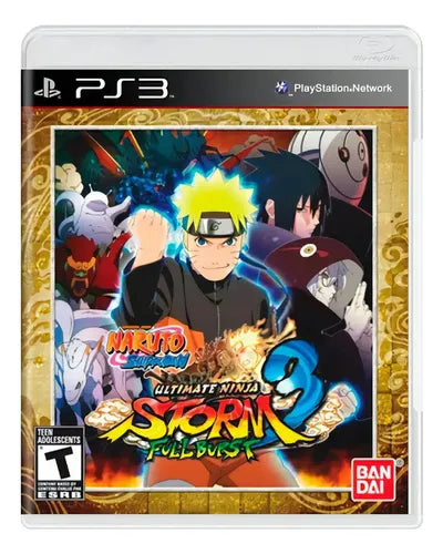 Naruto Shippuden Ultimate Ninja Storm 3 Standard Edition Ps3 Fisico - Bueno (Reacondicionado)