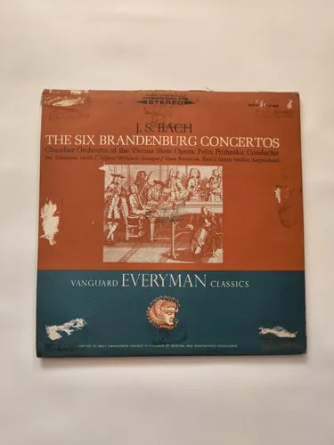 Js Bach Six Brandenburg Concertos Vanguard Lp