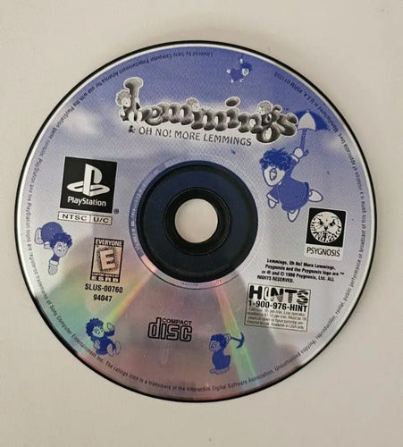 Lemmings Juego Ps1 Disco Físico Original
