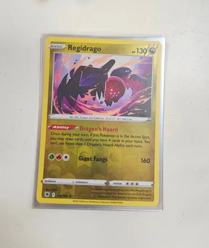 Carta Pokémon Regidrago 118/189 (usado)