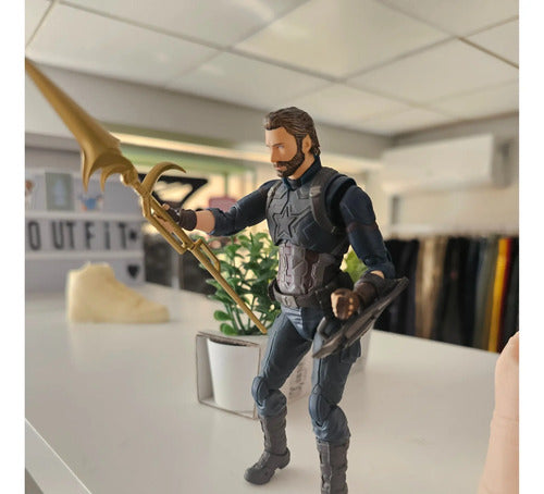 Capitán America Sh Figuarts Infinity War Abierto