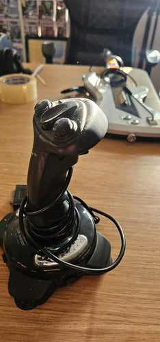Saitek X7-34 Vintage Pc Joystick Negro
