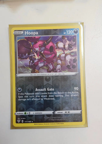 Carta Pokémon Hoopa 111/189 (usado)