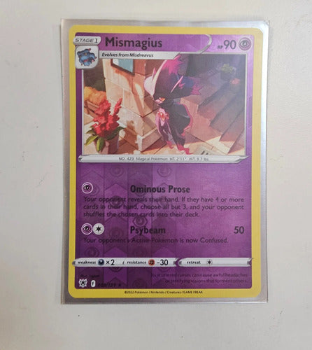 Carta Pokémon Mismagius 059/189 (usado)