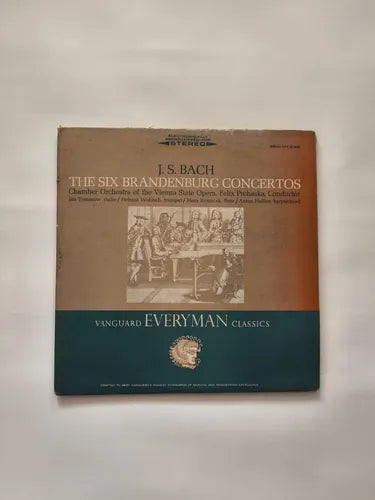 Js Bach Six Brandenburg Concertos Vanguard Lp