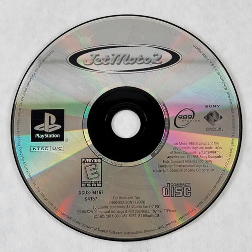 Jet Moto 2 Ps1 Solo Disco