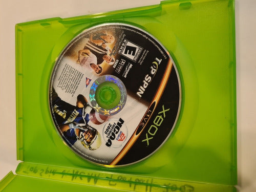 Top Spin Tennis + Ncaa 2000 Xbox Clásica