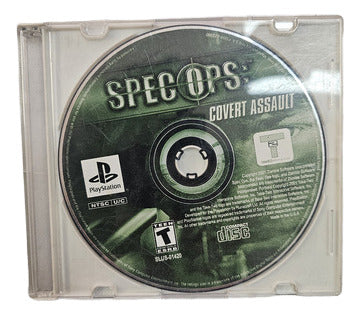 Spec Ops Cover Assault Ps1 Solo Disco