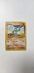 Carta Pokémon Machop Base Set 2 52/102 Inglés Original Machop Inglés