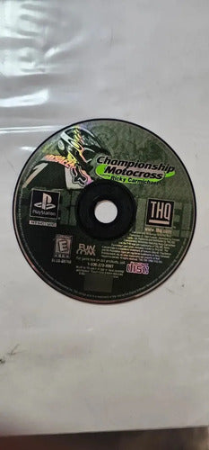 Championship Motocross Ricky Carmichael Ps1 Disco Usado