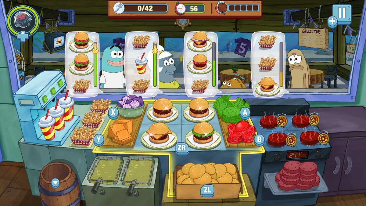 Spongebob: Krusty Cook-Off - Extra Krusty Edition Switch 4
