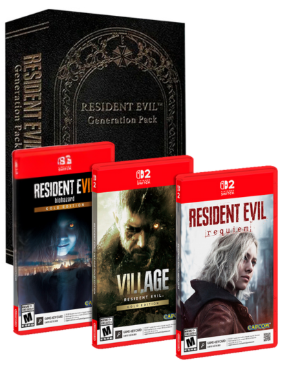 Resident Evil Generation Pack (3 Juegos) Switch 2 1